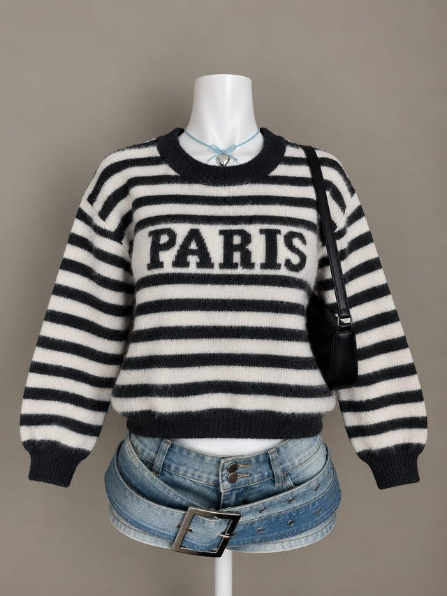 Black and White Sweater