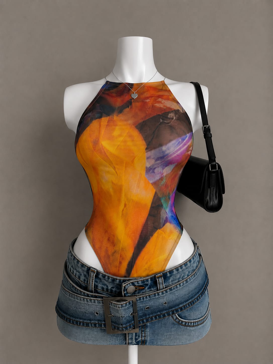 Multicolor Bodysuit