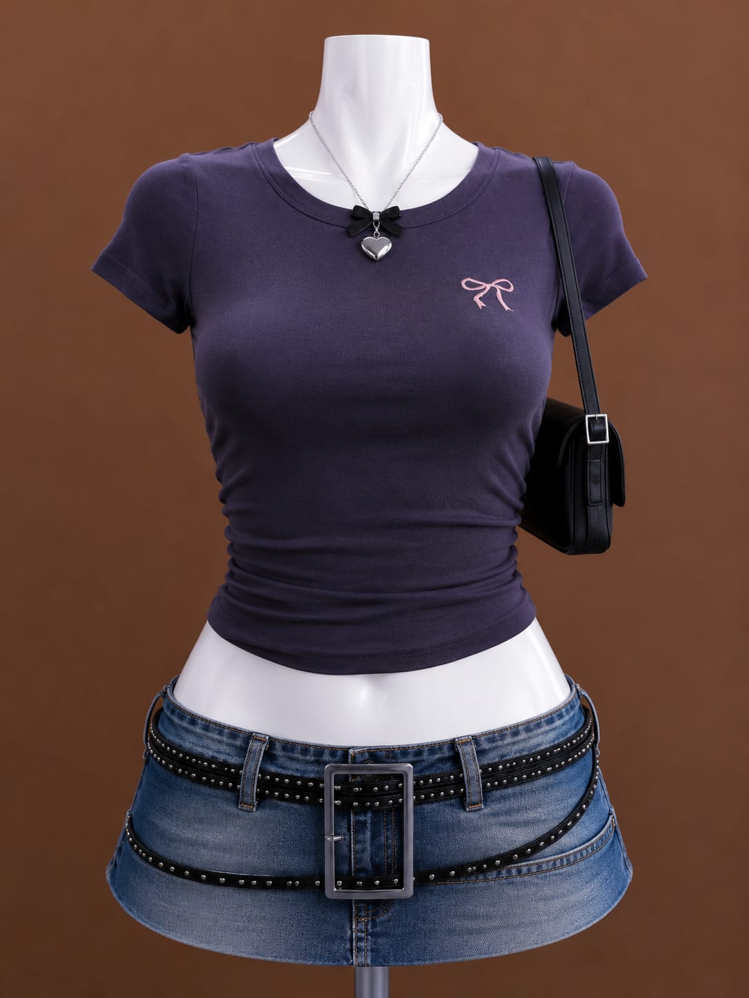 Purple Crop Top