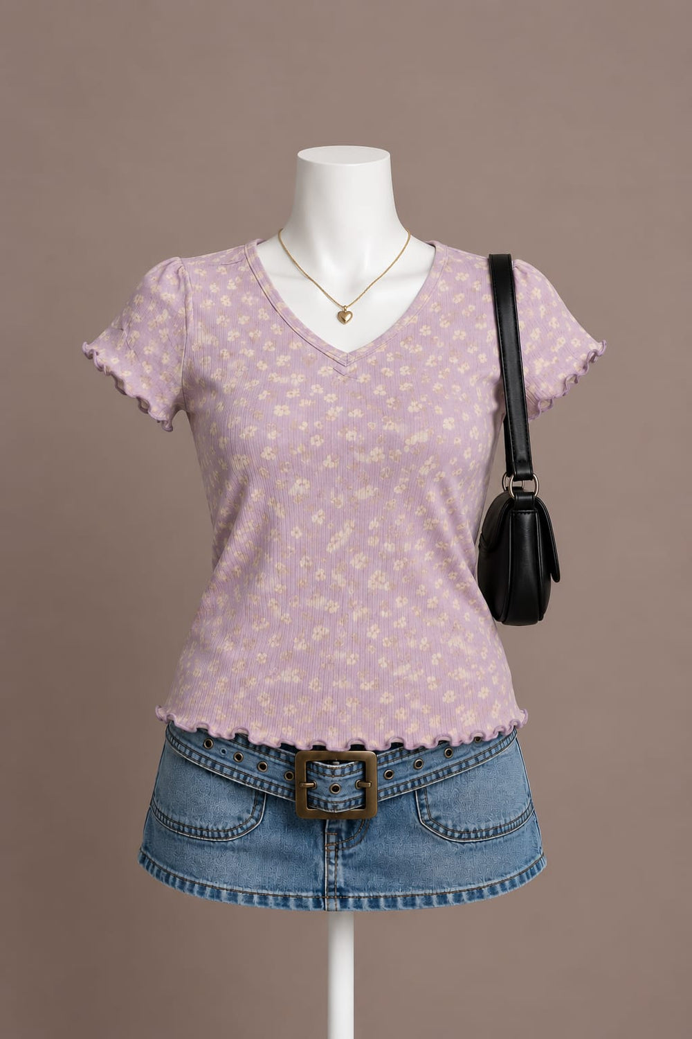 Lilac Floral Top