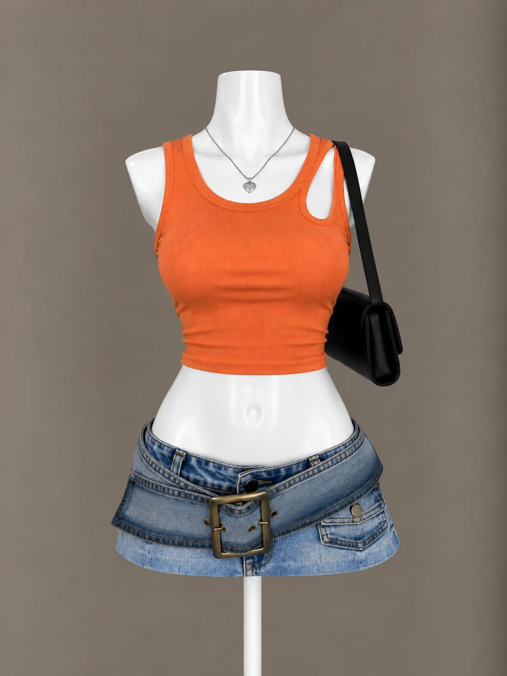 Orange Crop Top