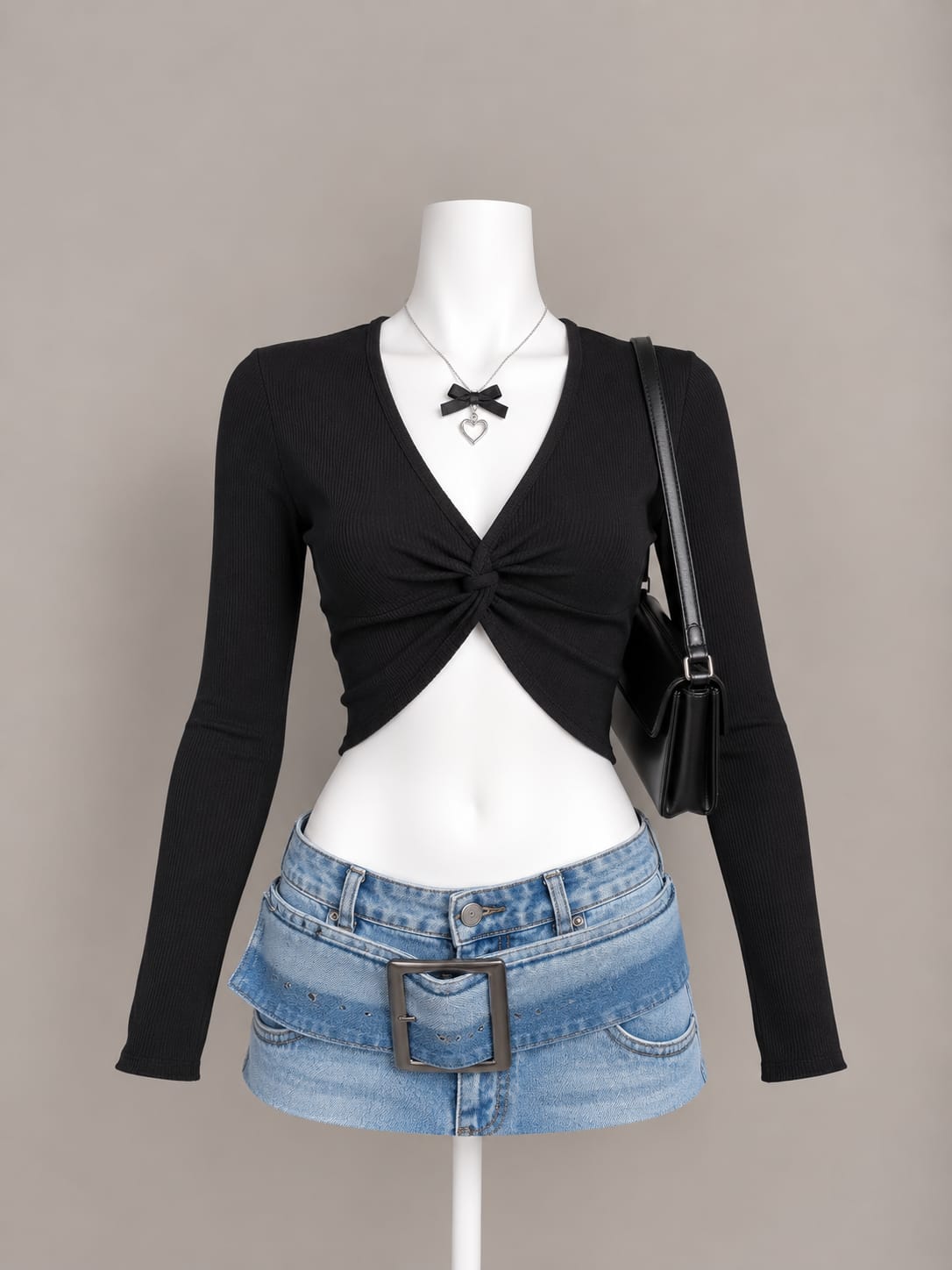 Black Crop Top