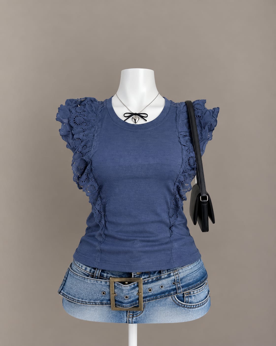 Navy Blue Top