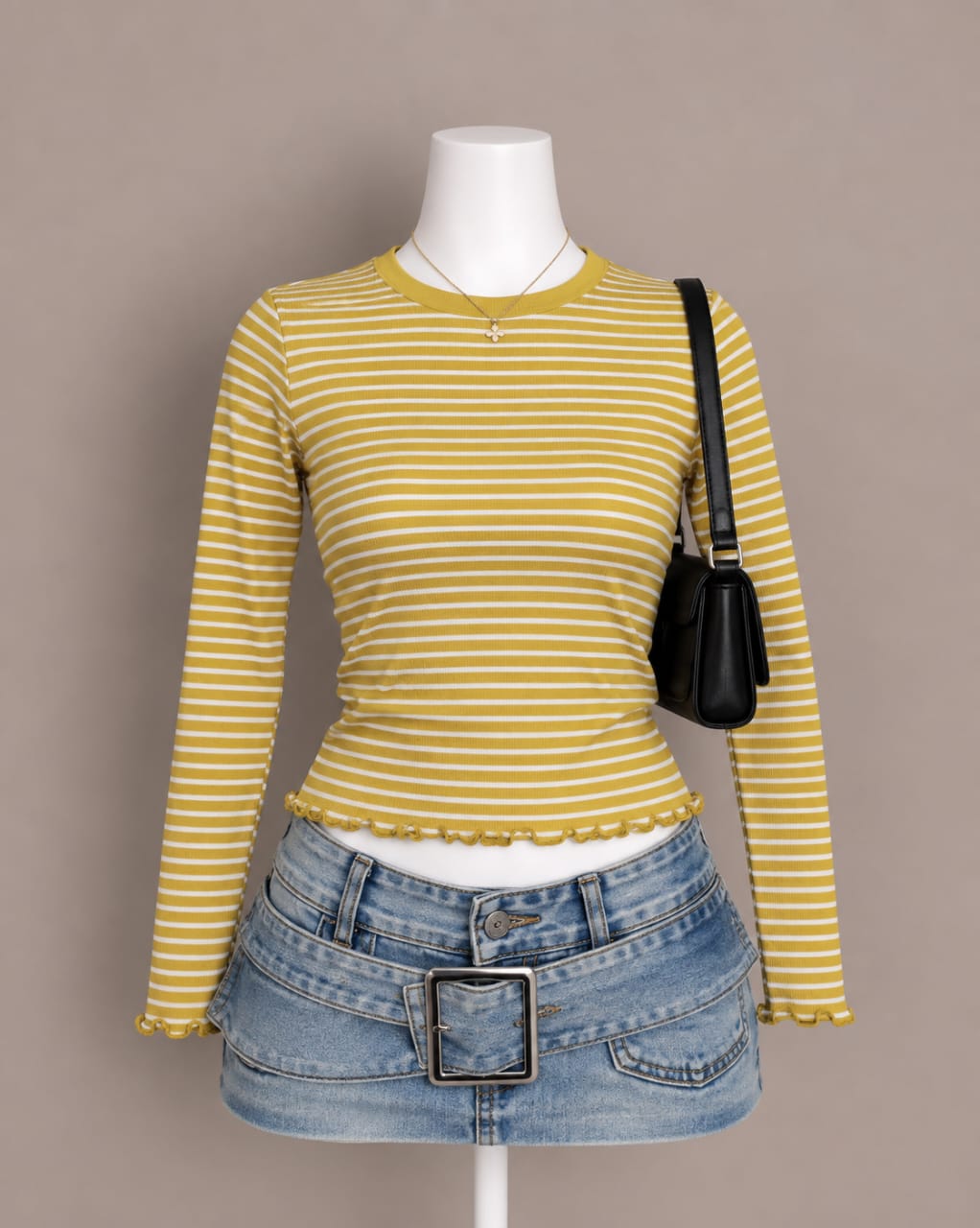 Mustard Long Sleeve Top