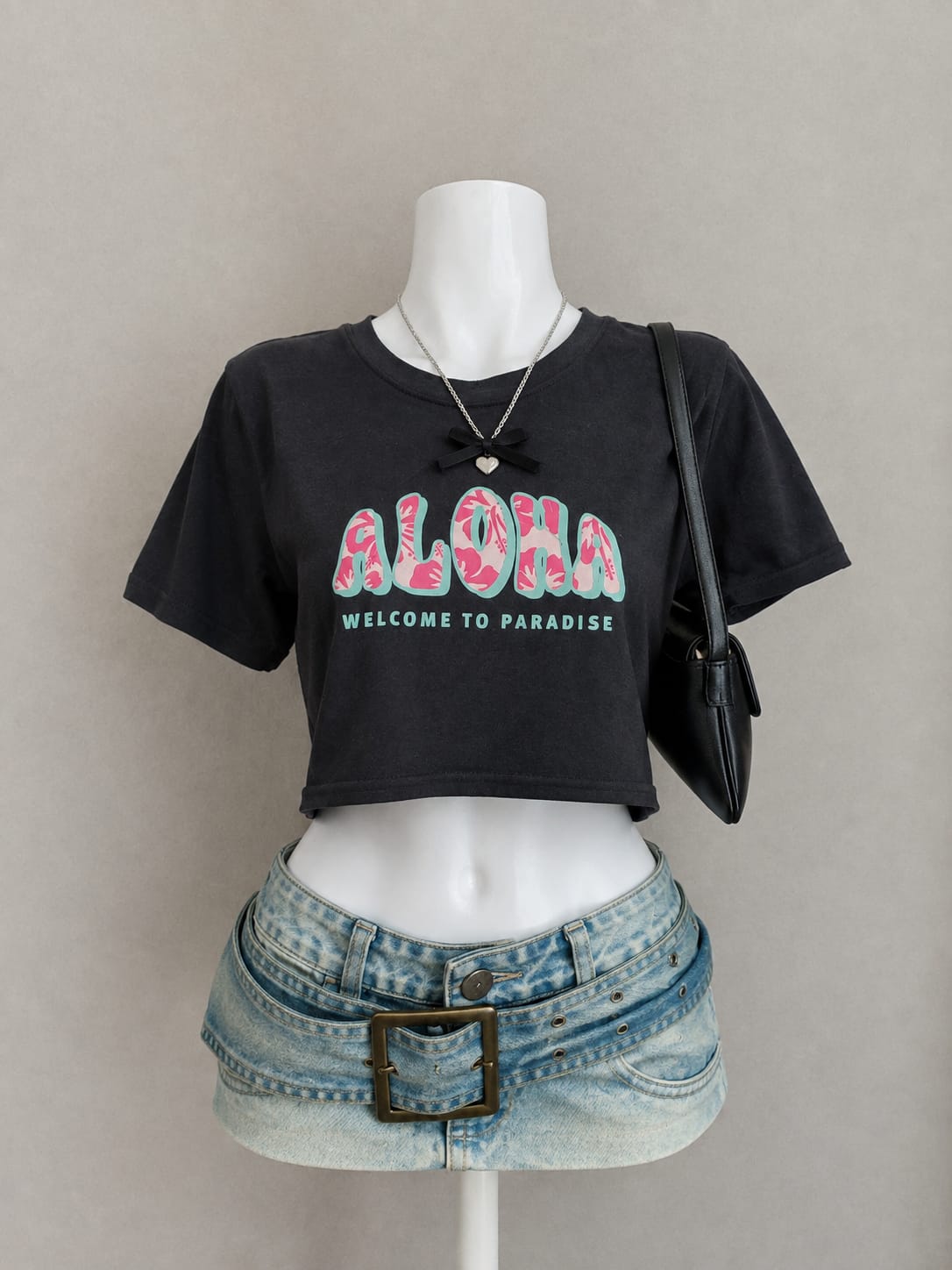 Black Crop Top