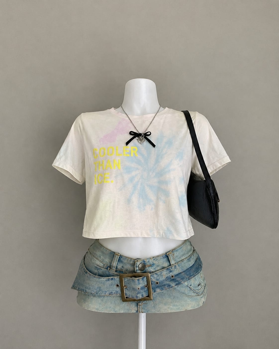 Pastel Tie Dye Crop Top