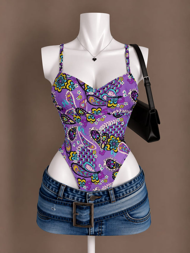 Purple Bodysuit