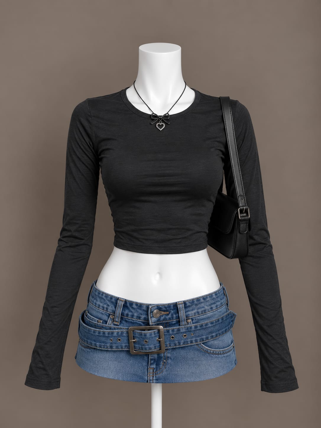 Black Crop Top