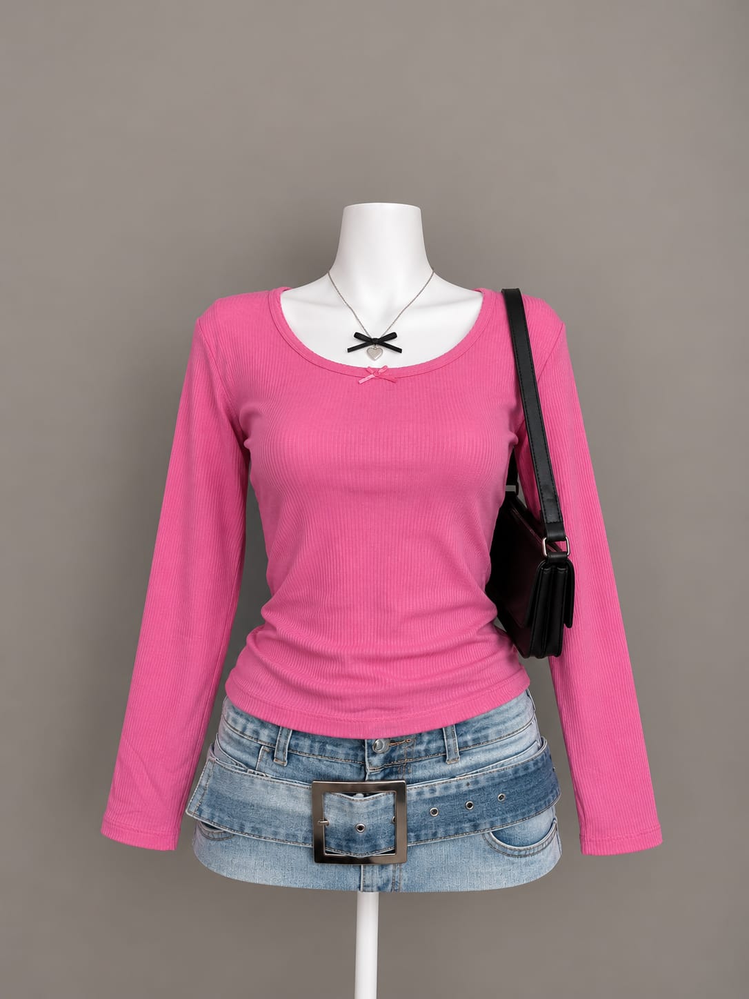 Pink Long Sleeve Top