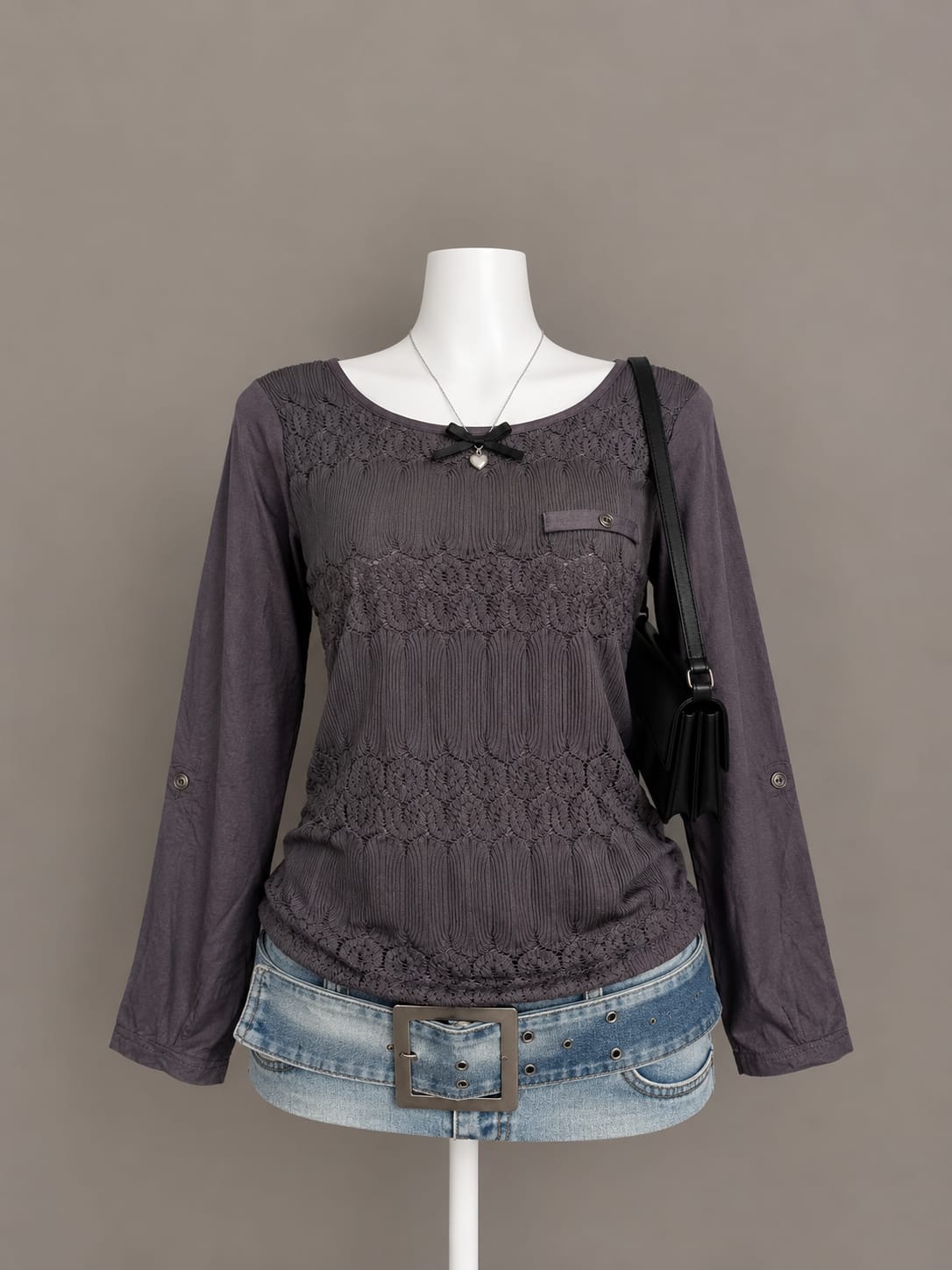 Charcoal Gray Top