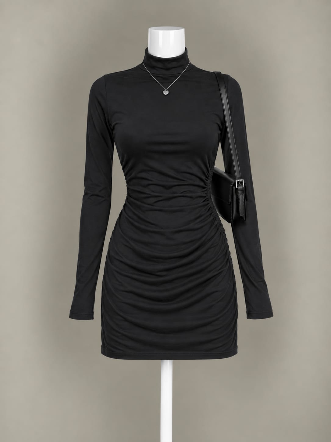 Black Turtleneck Dress
