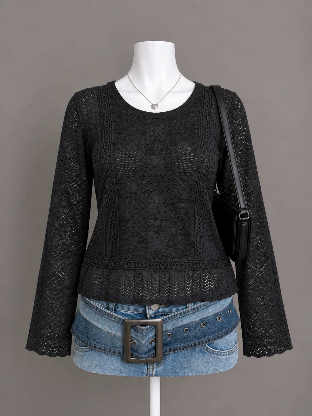 Black Lace Top