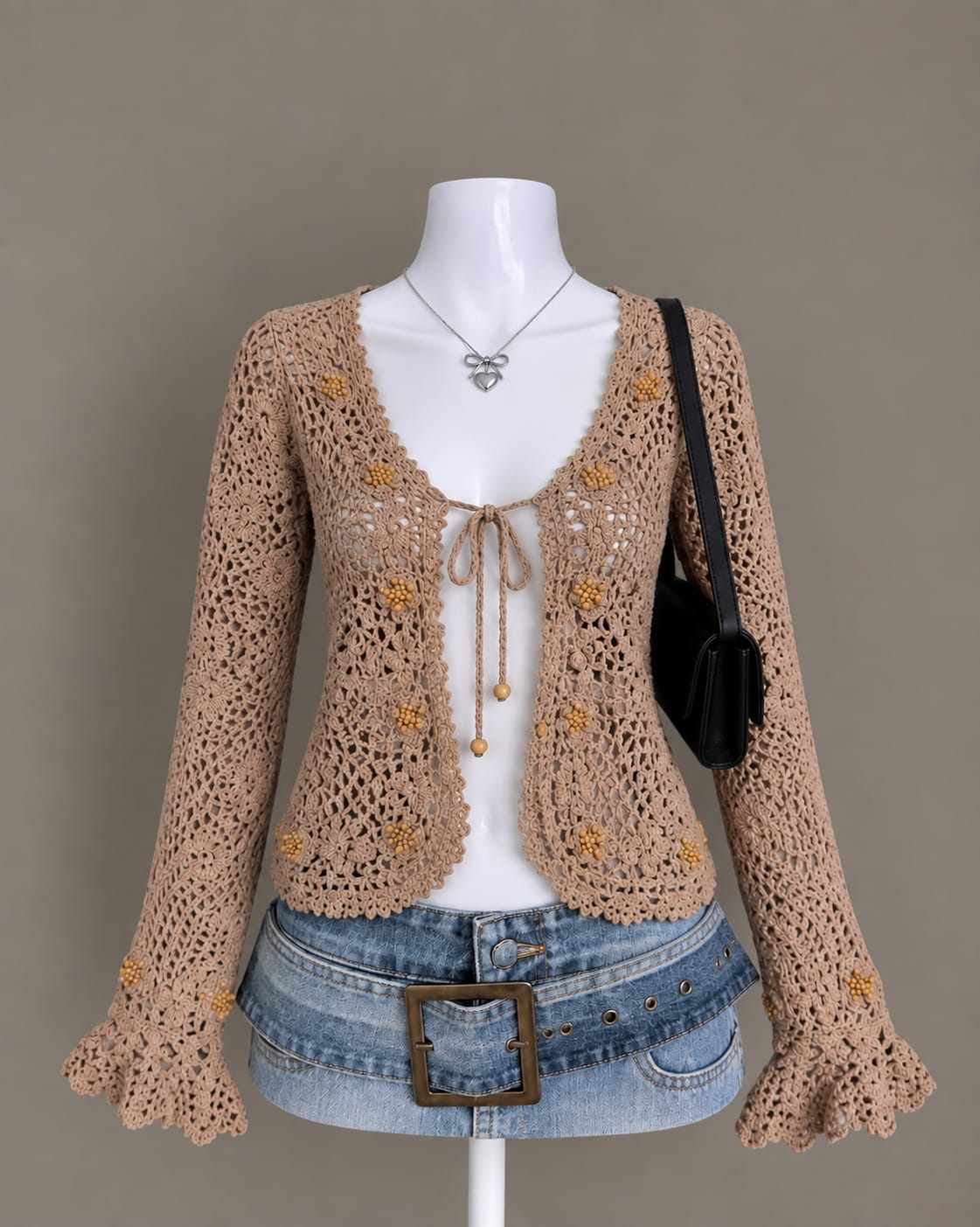 Beige Cardigan