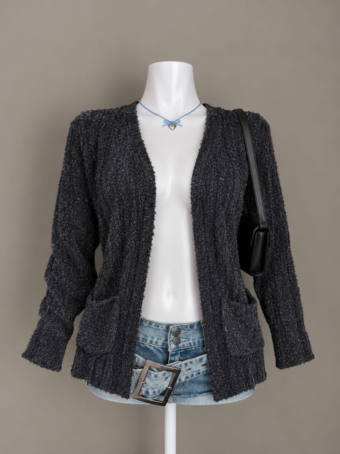 Charcoal Grey Cardigan
