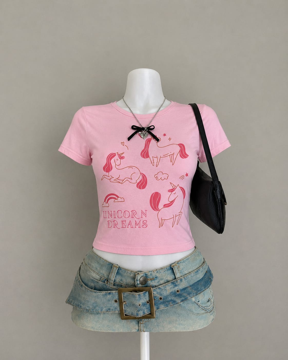 Pink Crop Top