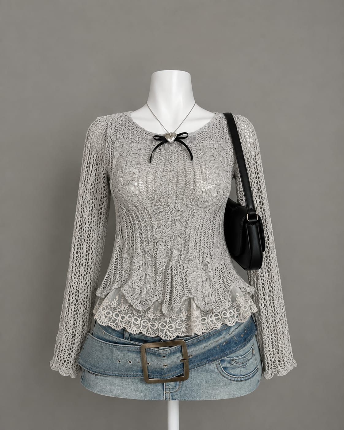 Gray Blouse