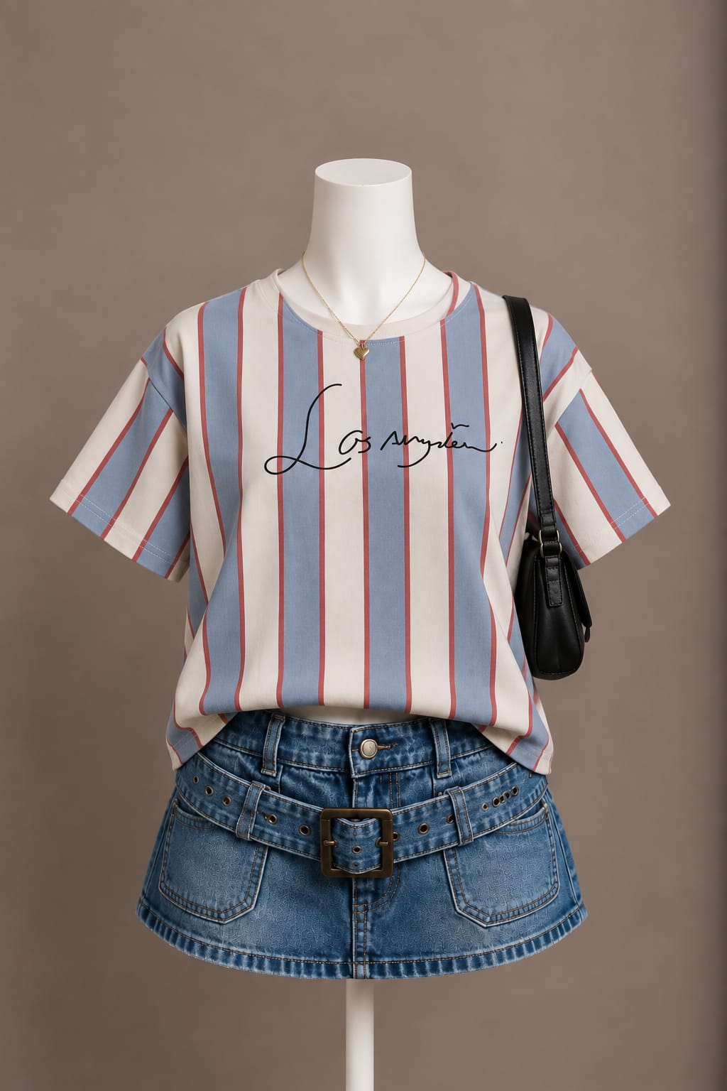 White and Blue T-Shirt