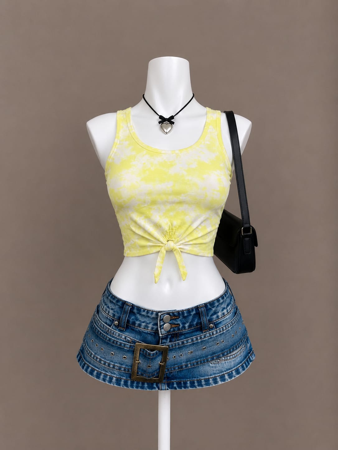 Yellow Crop Top