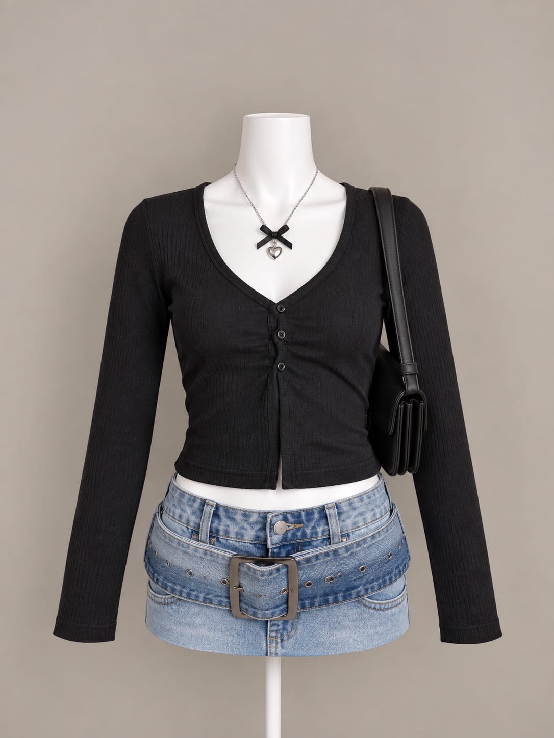Black Crop Top