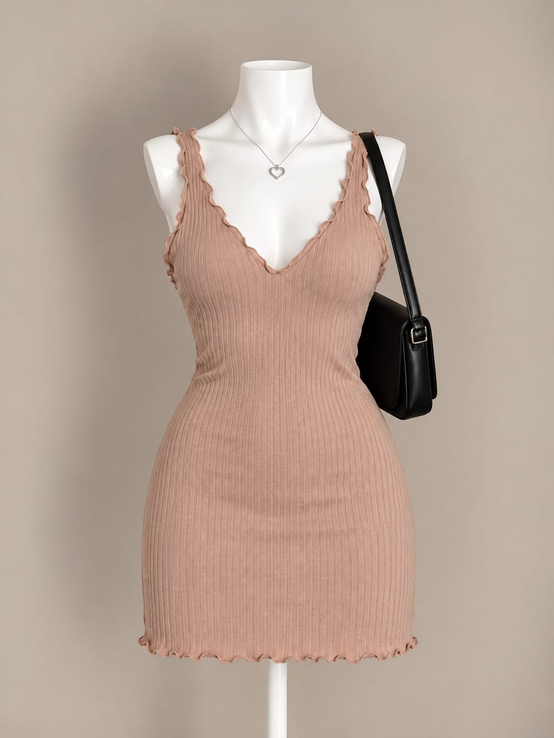 Beige Dress