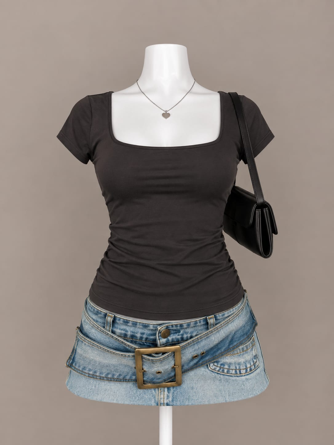 Dark Brown Top
