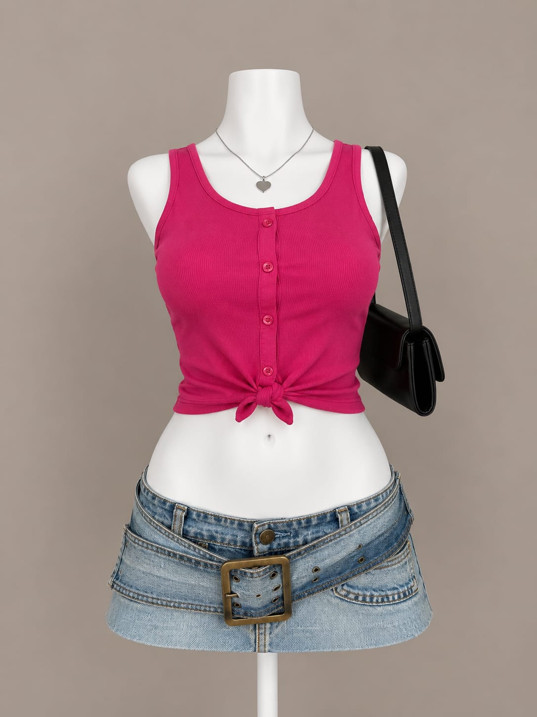 Magenta Tank Top