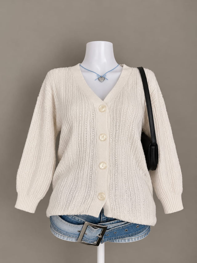 Cream Cardigan