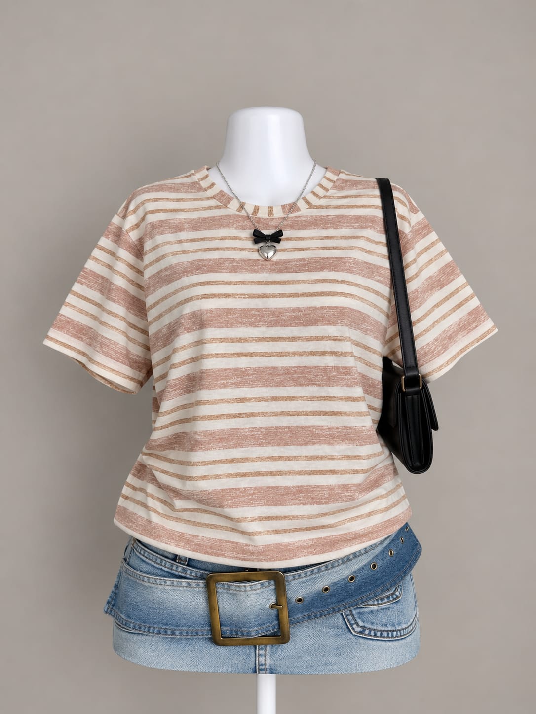 Pink Striped T-Shirt