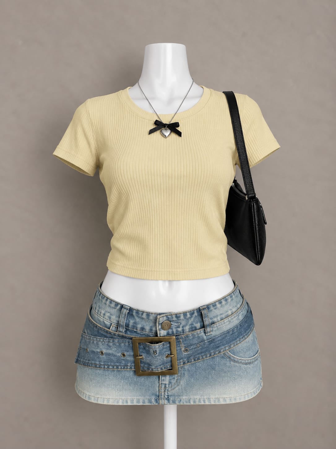 Yellow Crop T-Shirt