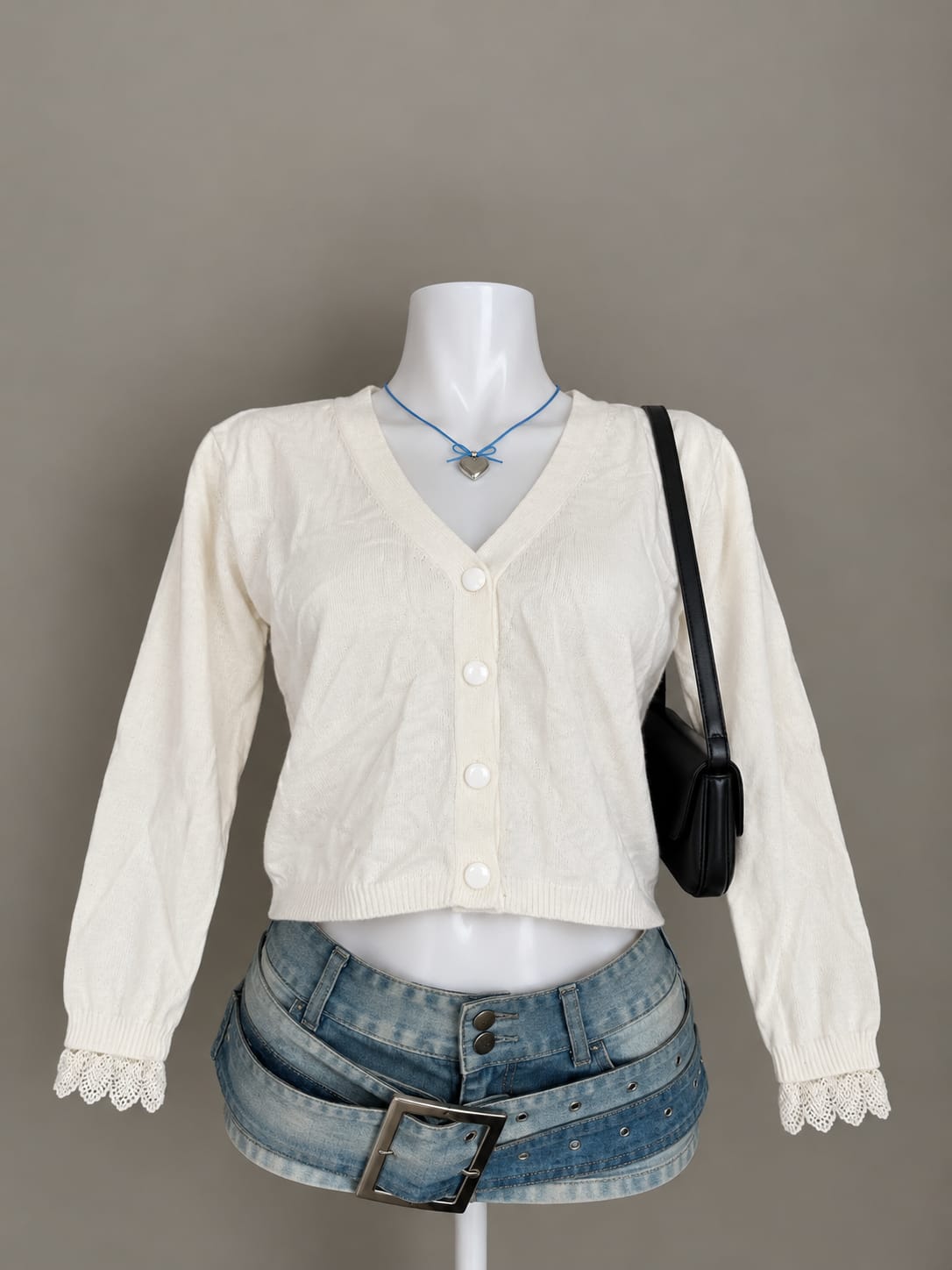 White Cardigan