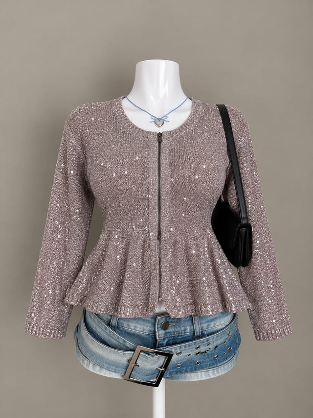 Mauve Cardigan