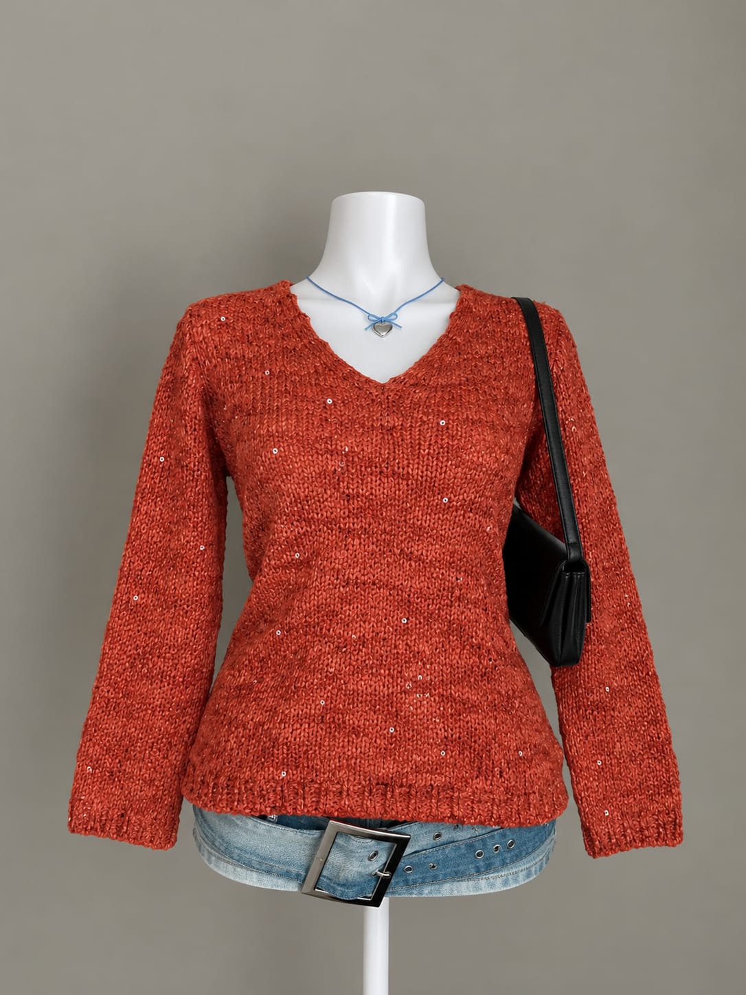 Orange Sweater
