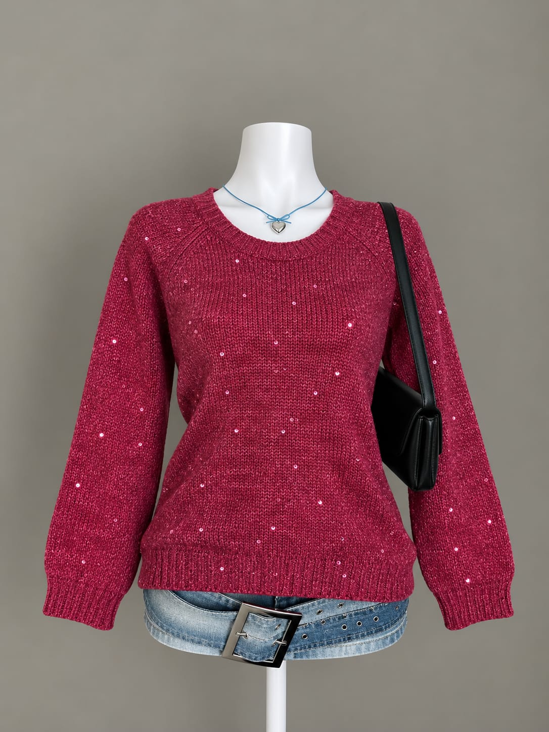 Burgundy Sweater