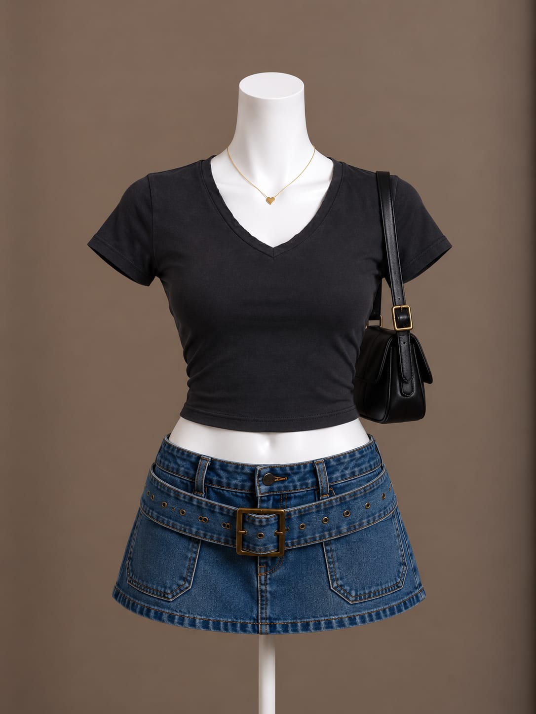 Black Crop Top