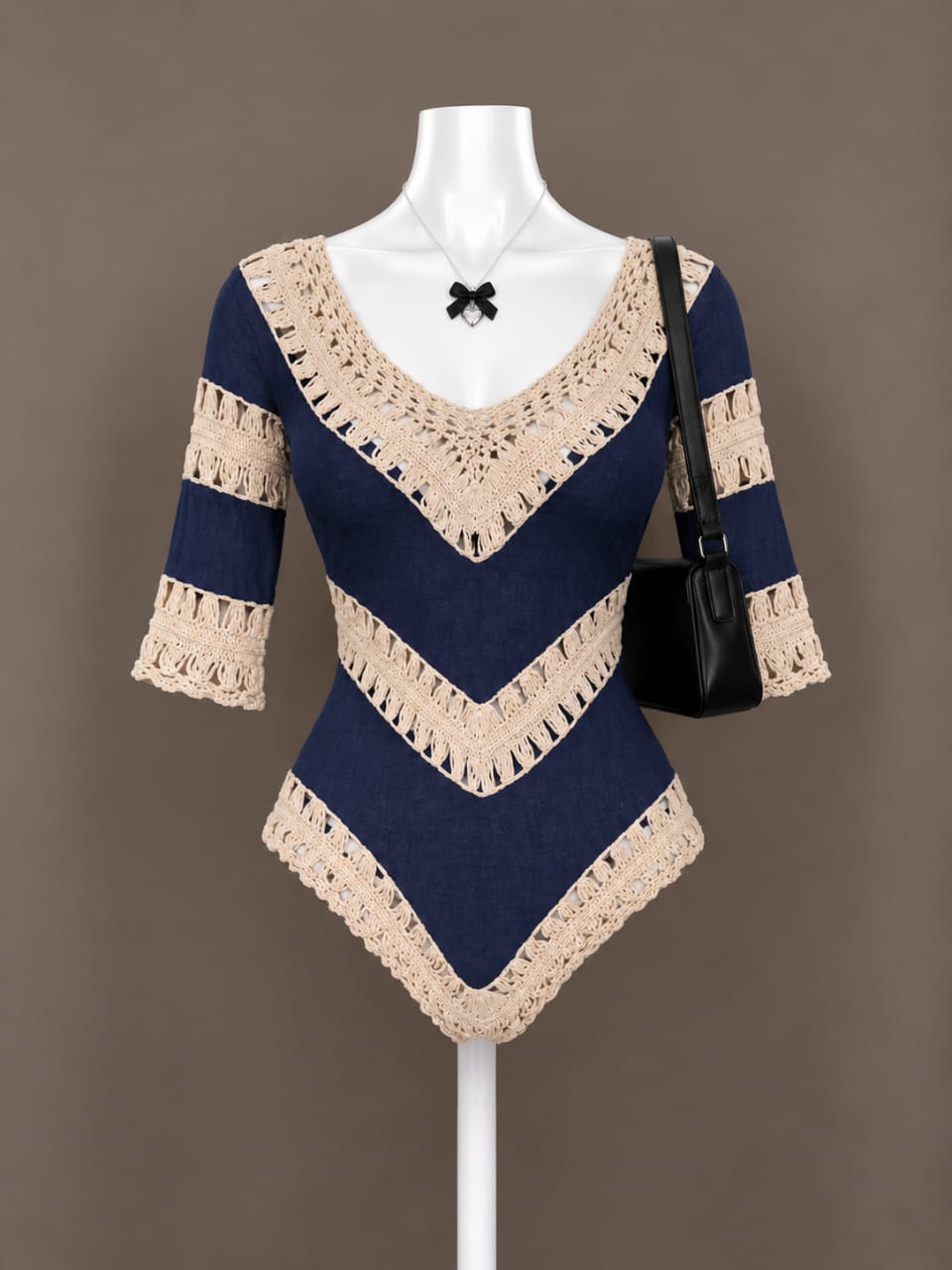 Navy Blue Top