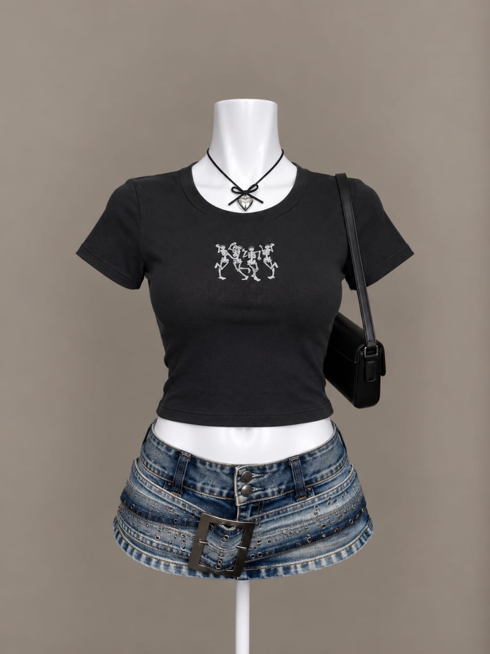 Black Crop Top