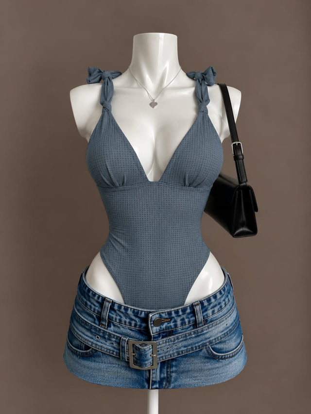 Slate Blue Bodysuit