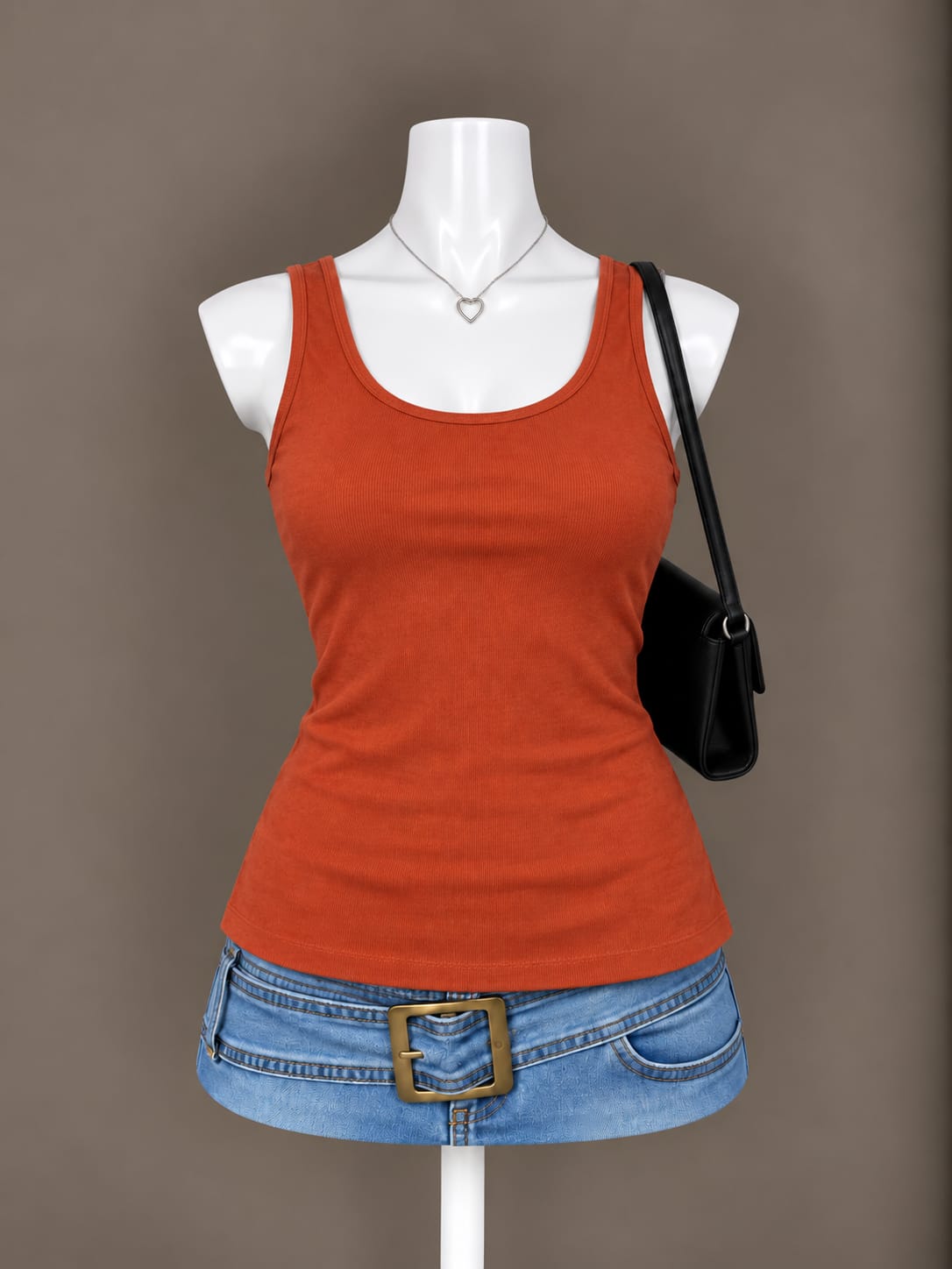 Orange Tank Top
