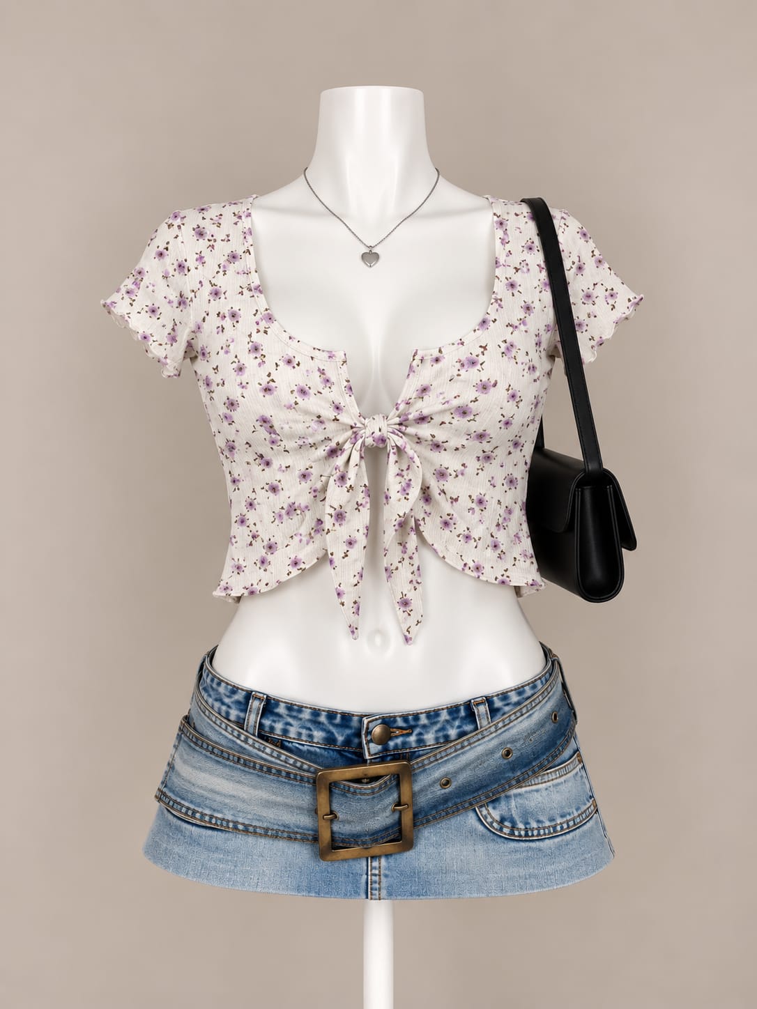 White Crop Top