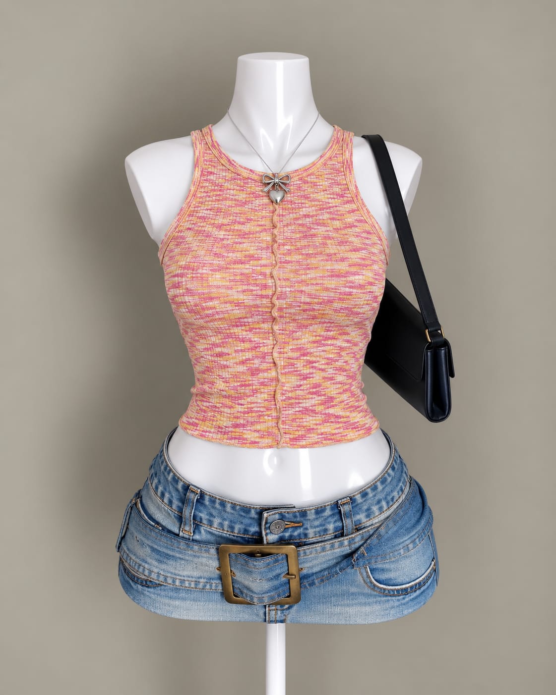 Pink Crop Top