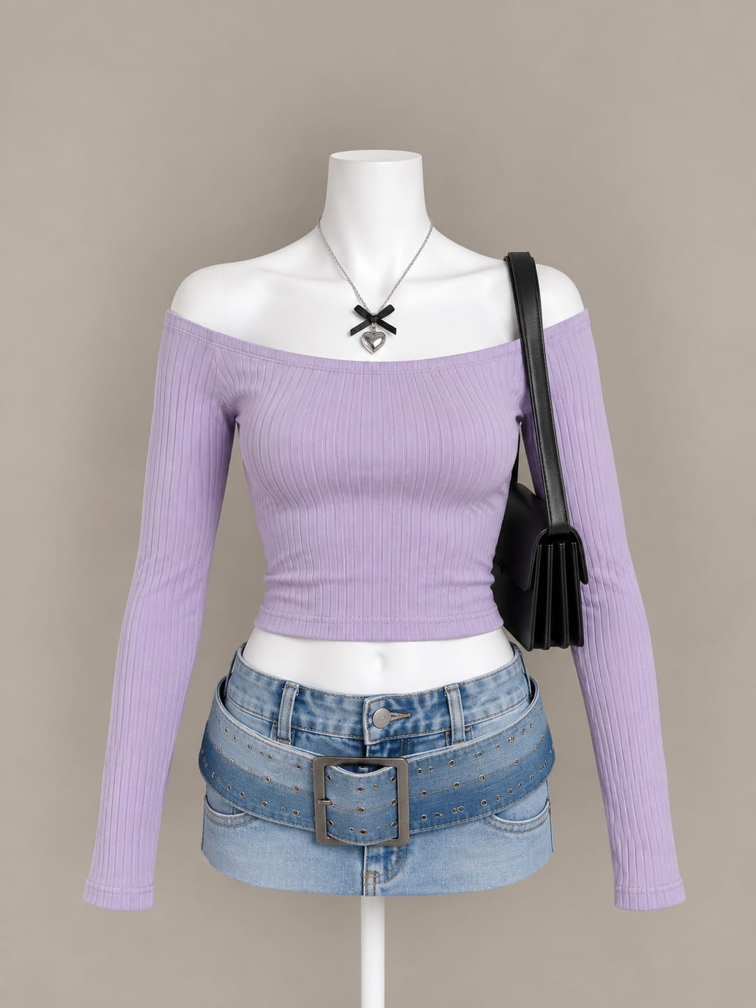 Lilac Crop Top