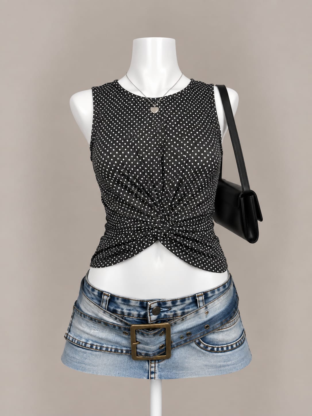 Black Crop Top