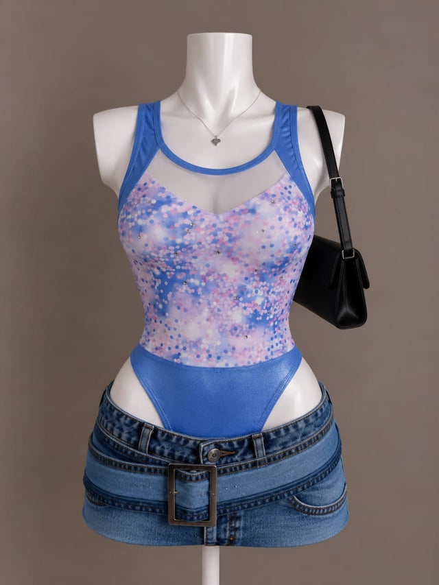 Blue Bodysuit
