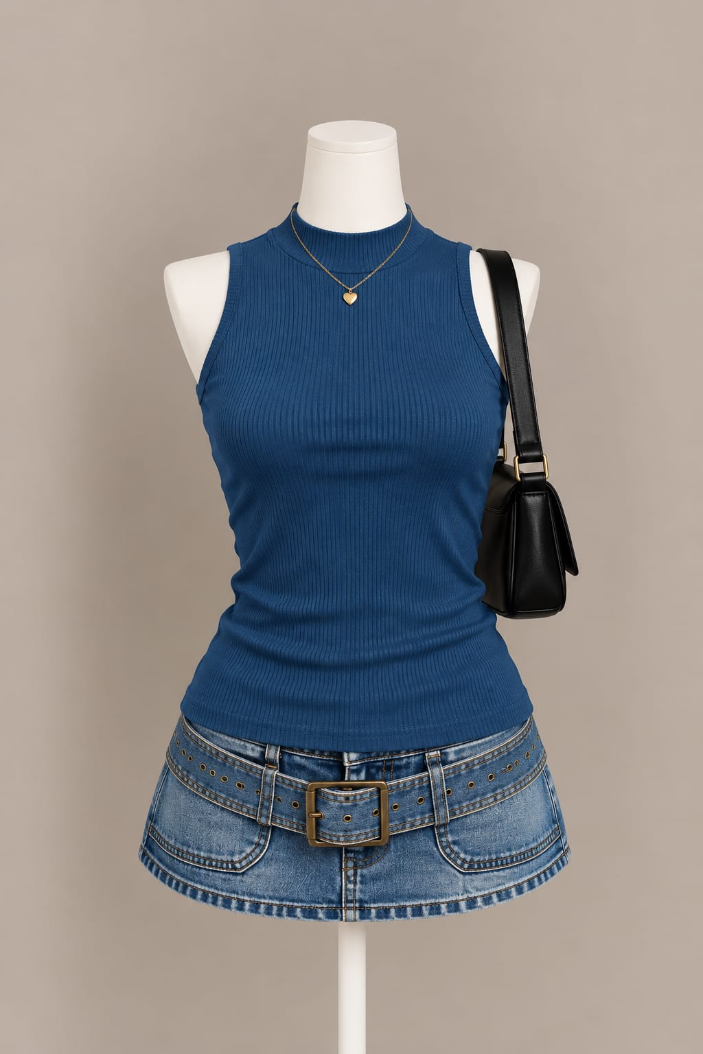 Dark Blue Tank Top