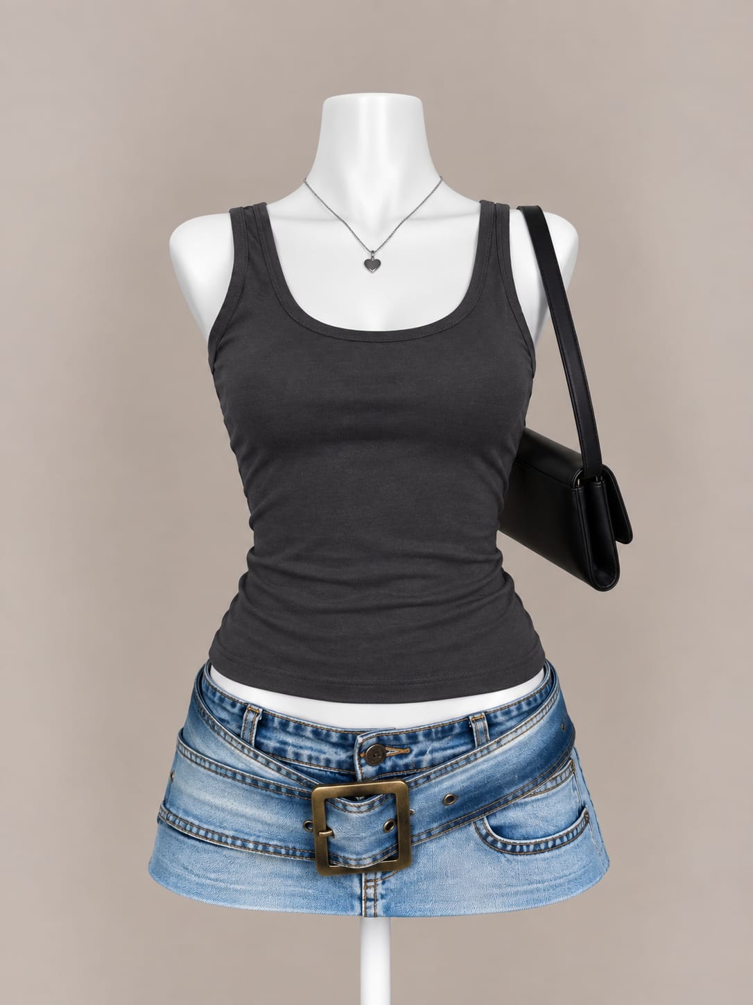 Dark Charcoal Tank Top