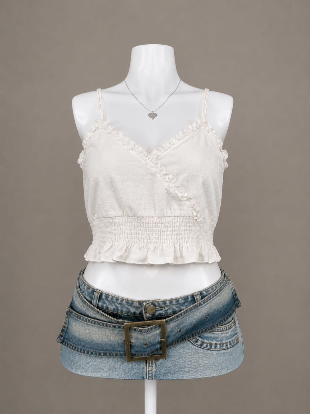 White Crop Top