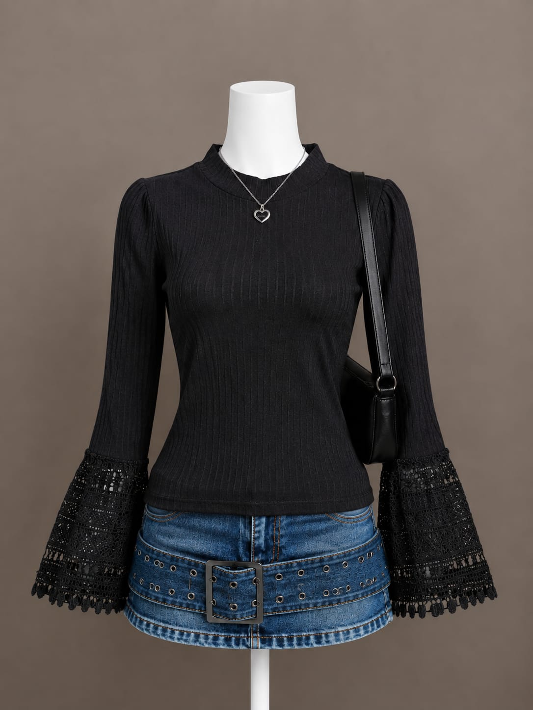 Black Long Sleeve Top