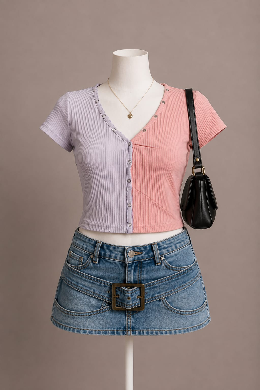 Pink Crop Top