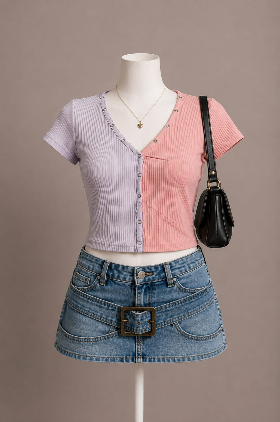 Pink Crop Top