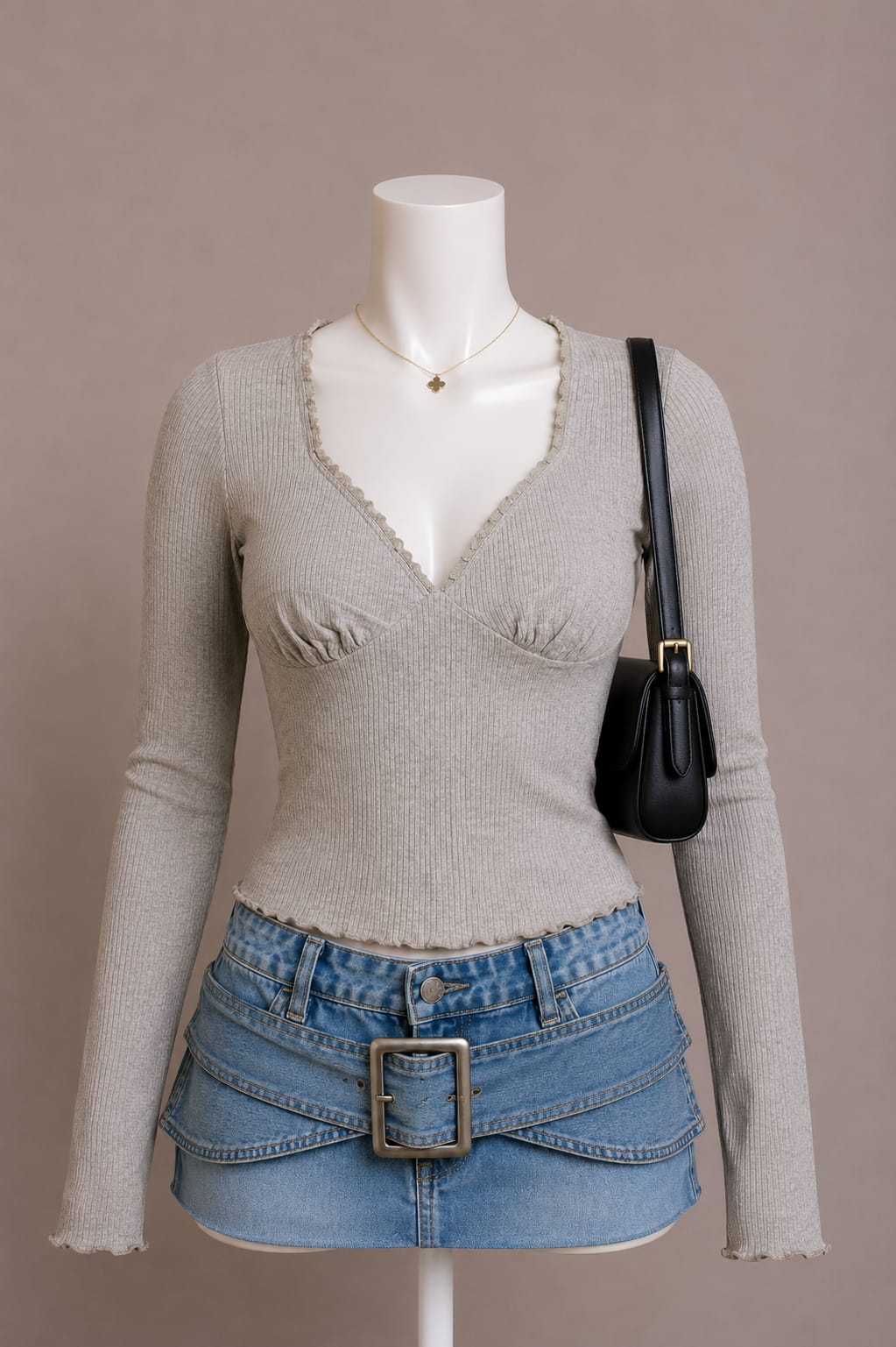 Beige Top